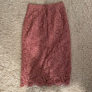 Rachel parcell lace skirt